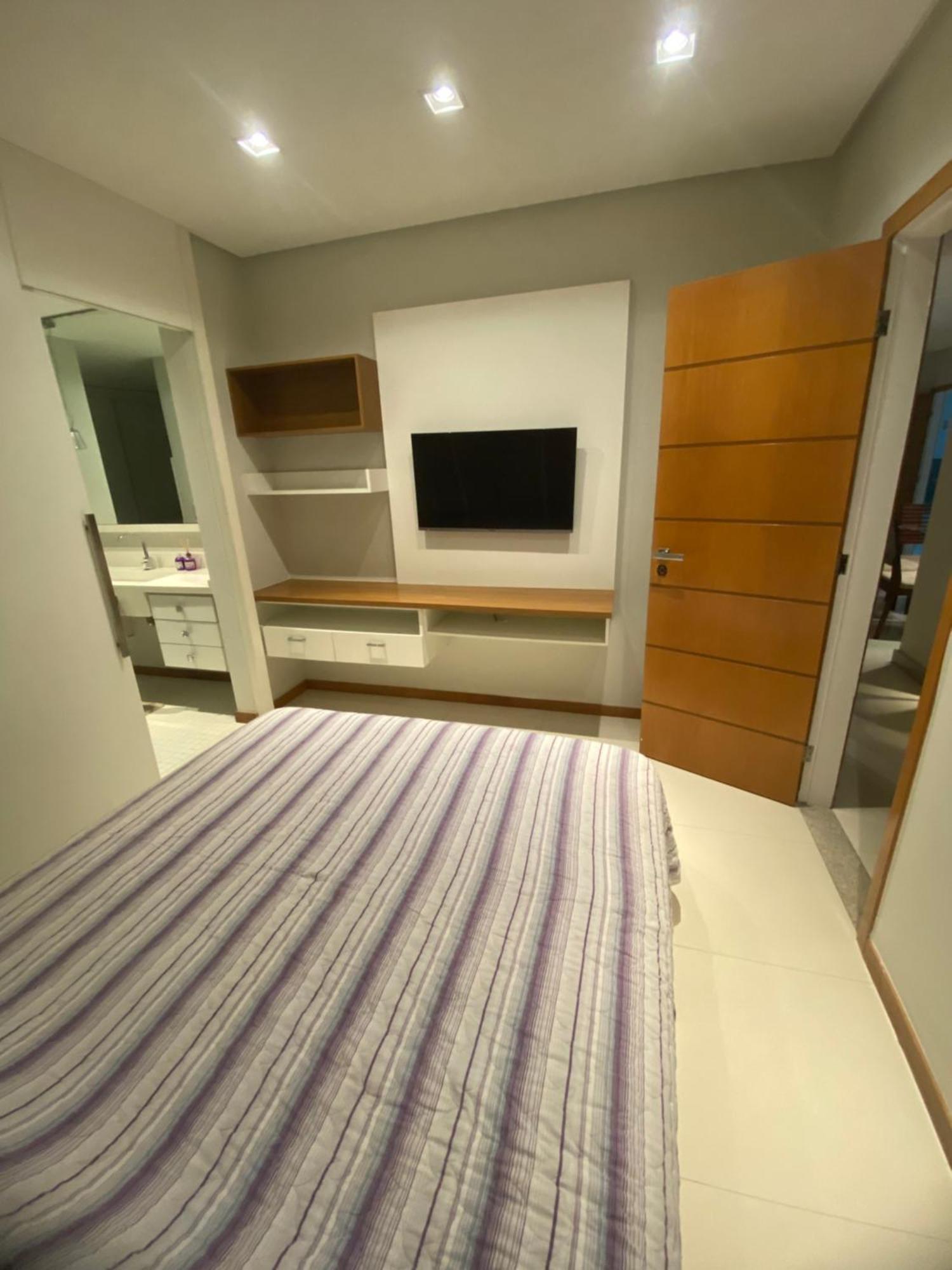 Apt 3Q Luxo Com Ar E Jacuzzi Na Beira Mar Guarapari Exterior foto