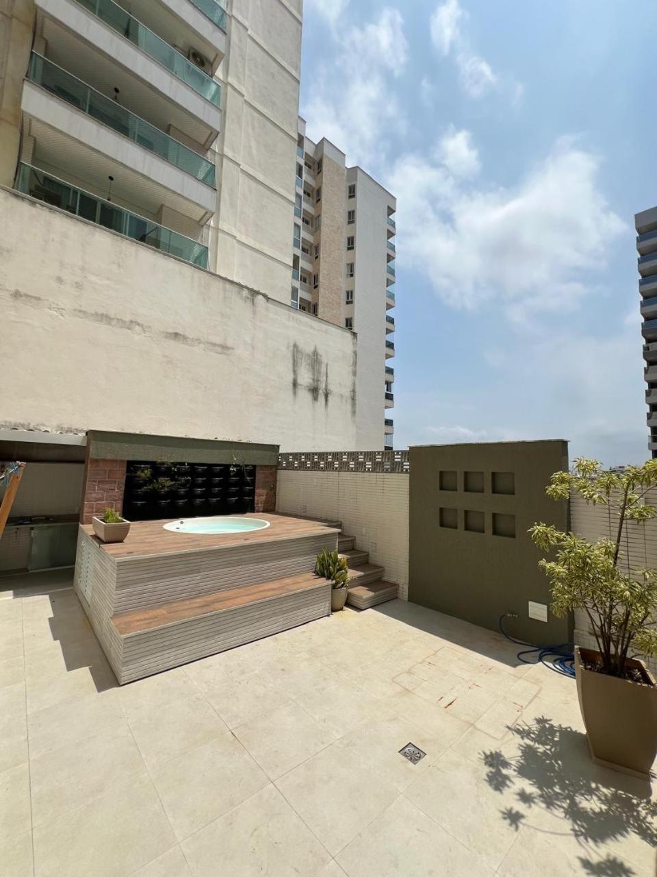 Apt 3Q Luxo Com Ar E Jacuzzi Na Beira Mar Guarapari Exterior foto